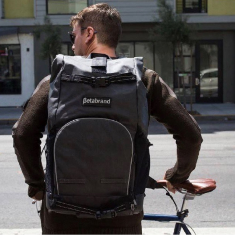 Storrist Backpack Grey Black Betabrand 48 L